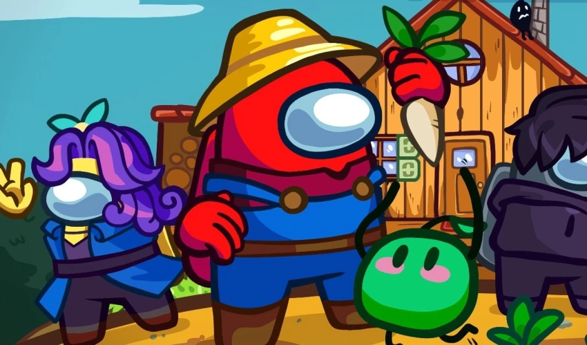 В Among Us стартовал кроссовер со Stardew Valley с новой косметикой